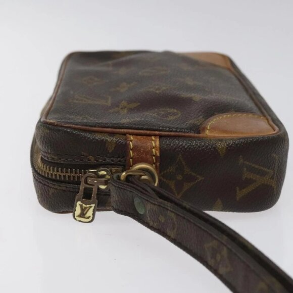 LOUIS VUITTON Monogram Marly Dragonne PM Clutch Bag M51827 LV Auth th5701 - Picture 5 of 15